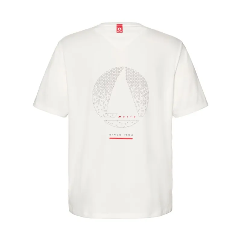 Nouveauté Musto Evolution T-shirt anti-UV Yacht Homme blanc, taille M