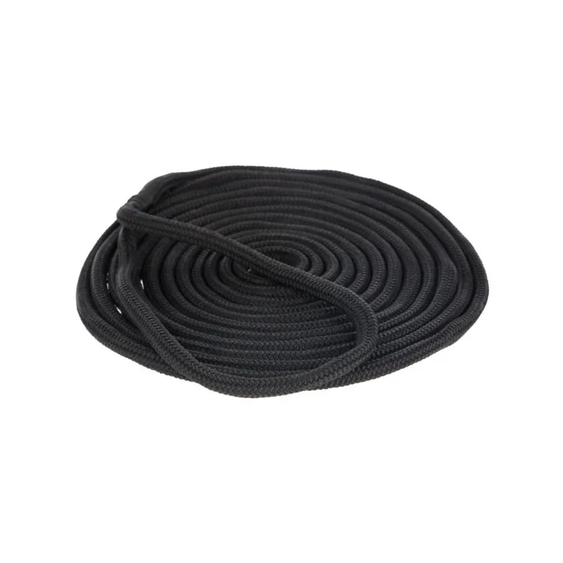 Plastimo Amarre tressée avec œil – noir, 20mm, longueur 12m Réduction