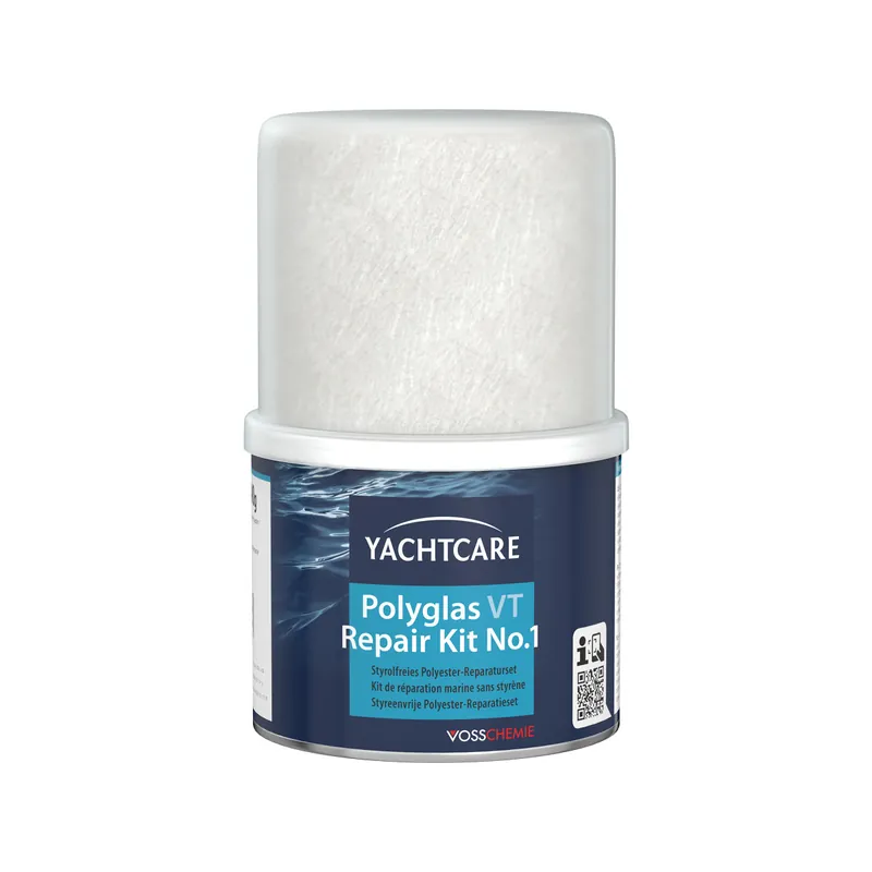 Dernier Modèle Yachtcare Polyglas VT Repair Kit No.1 kit de réparation marine sans styrène - 400g