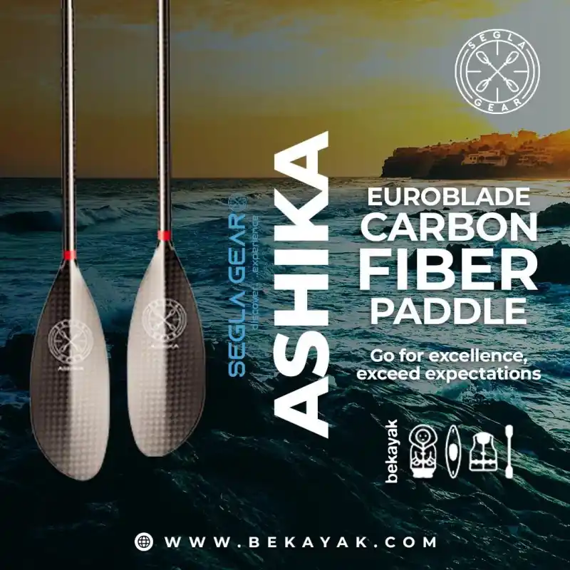 Pagaie kayak de mer Carbone 2 Parties - Ashika - SEGLA GEAR PADDLE Solde