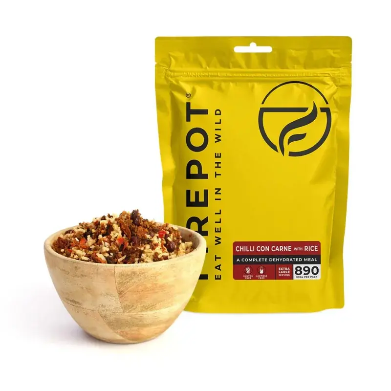 Paiement Sécurisé Repas déshydratés - Chili con carne et riz - FIREPOT