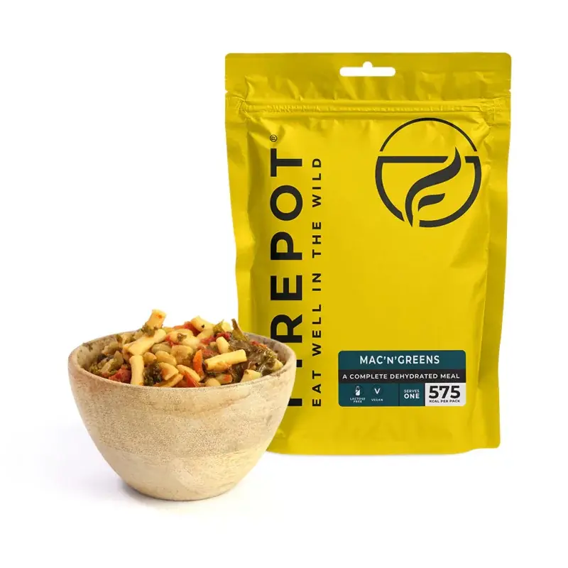 Repas déshydratés - Macaroni aux légumes variés - FIREPOT Seulement Aujourd'hui