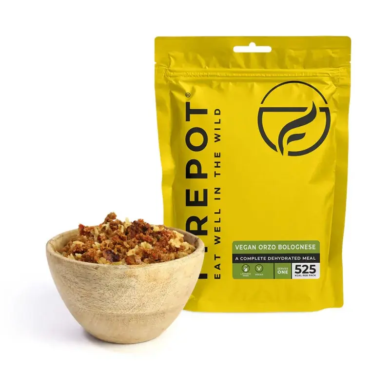 Repas déshydratés - Pates orzo à la bolognaise - FIREPOT Soldes
