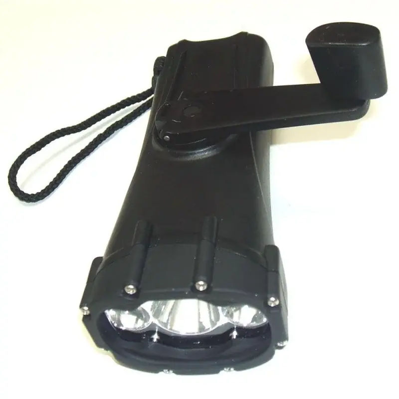Lampe dynamo étanche 1W TOPOPLASTIC Super Prix