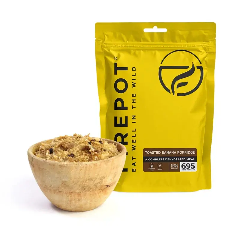 Super Prix Repas déshydratés - Porridge aux bananes grillées - FIREPOT