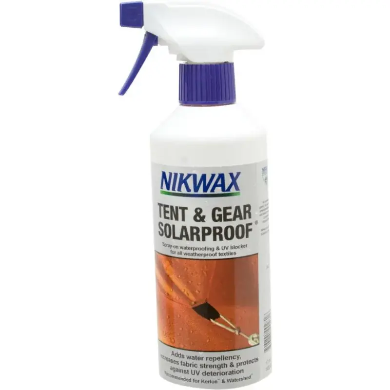 Spray imperméabilisant et bloqueur d‘UVs TentGear Solarproof - NIKWAX Expédition Rapide