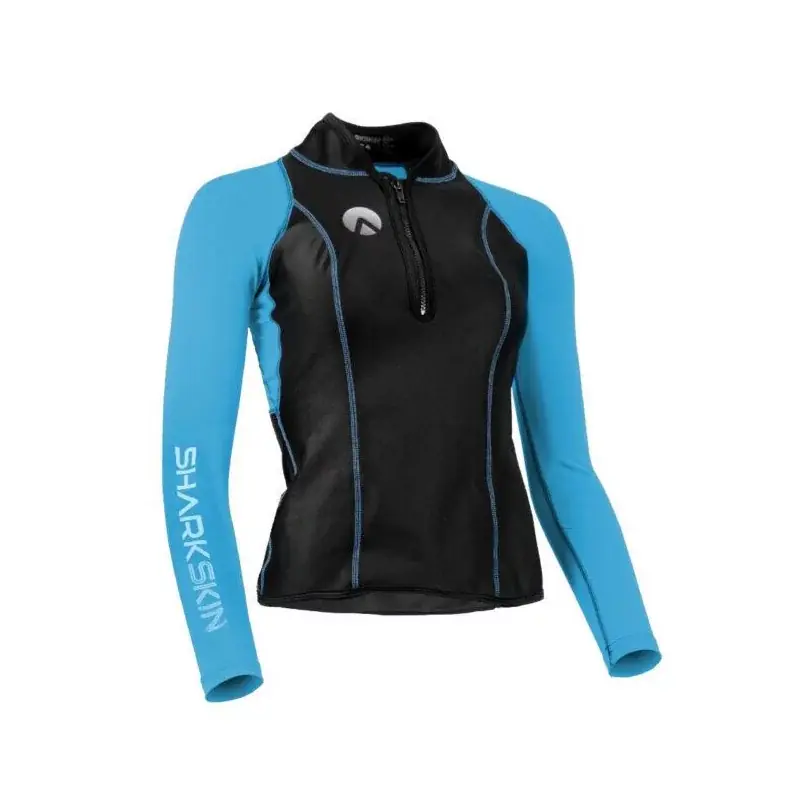 Top Déperlant Manches Longues FEMME - Top Performance Wear Lady - SHARKSKIN Authentique