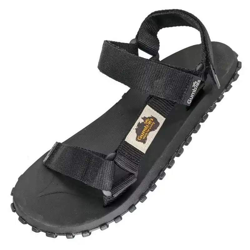 Paiement Sécurisé Paire de sandales mixte - Scrambler Black - GUMBIES