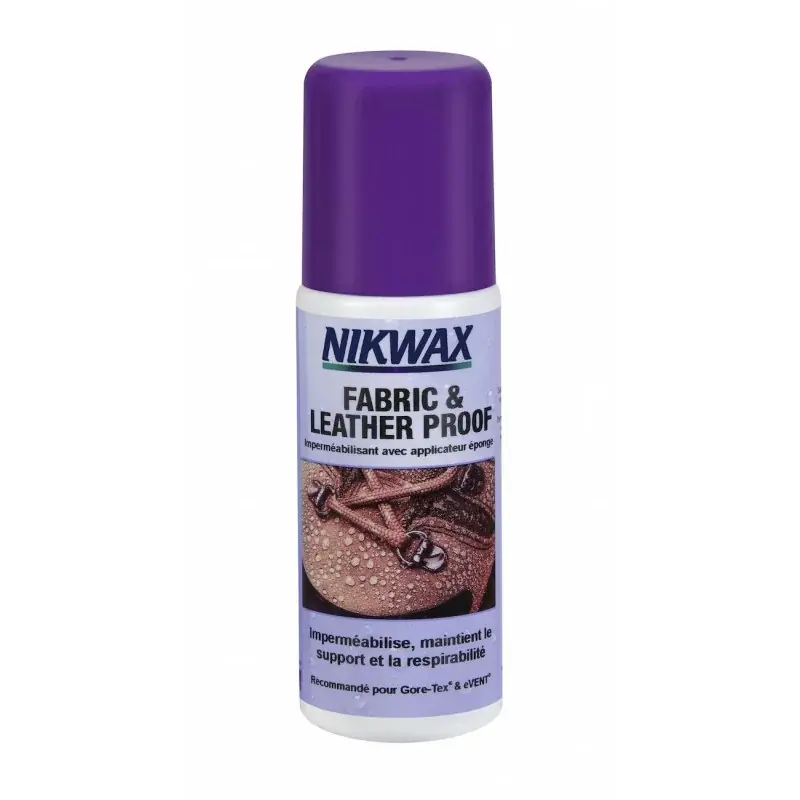 Marque Imperméabilisant pour chaussures tissus ou cuir - Fabric Leather Proof - NIKWAX