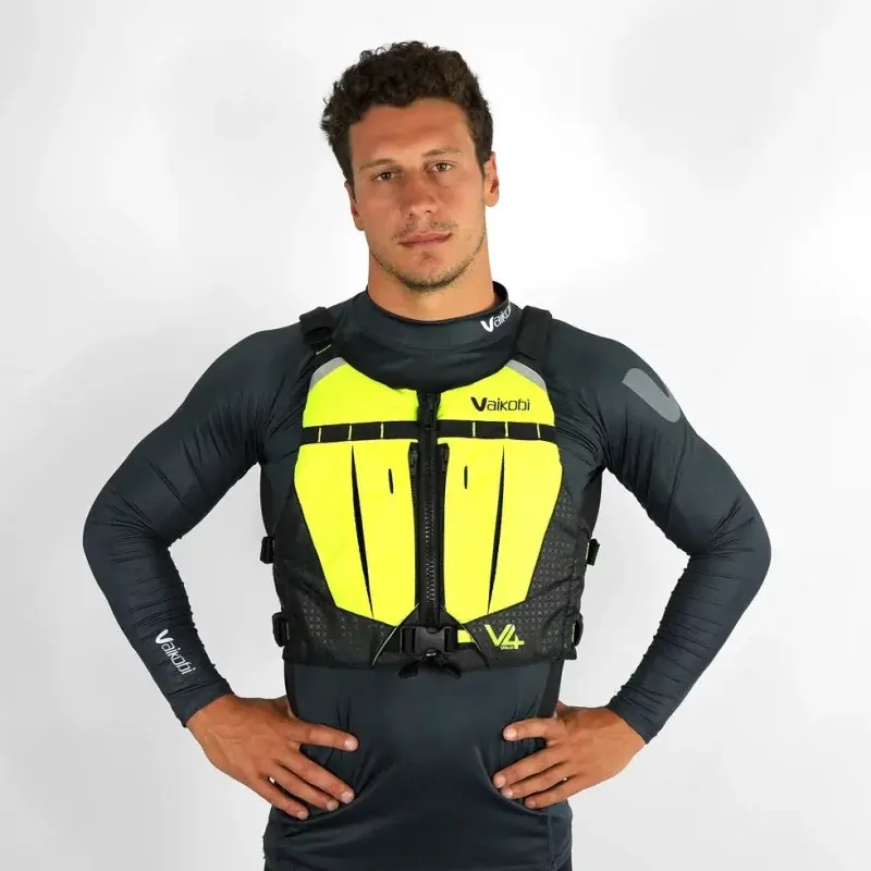 Haute Qualité Gilet V4 Ocean Racing Jaune Fluo - VAIKOBI