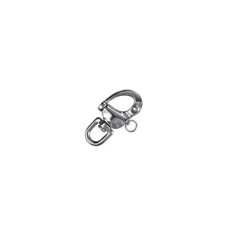 Mousqueton INOX 70mm à émerillon PLASTIMO Dernier Modèle