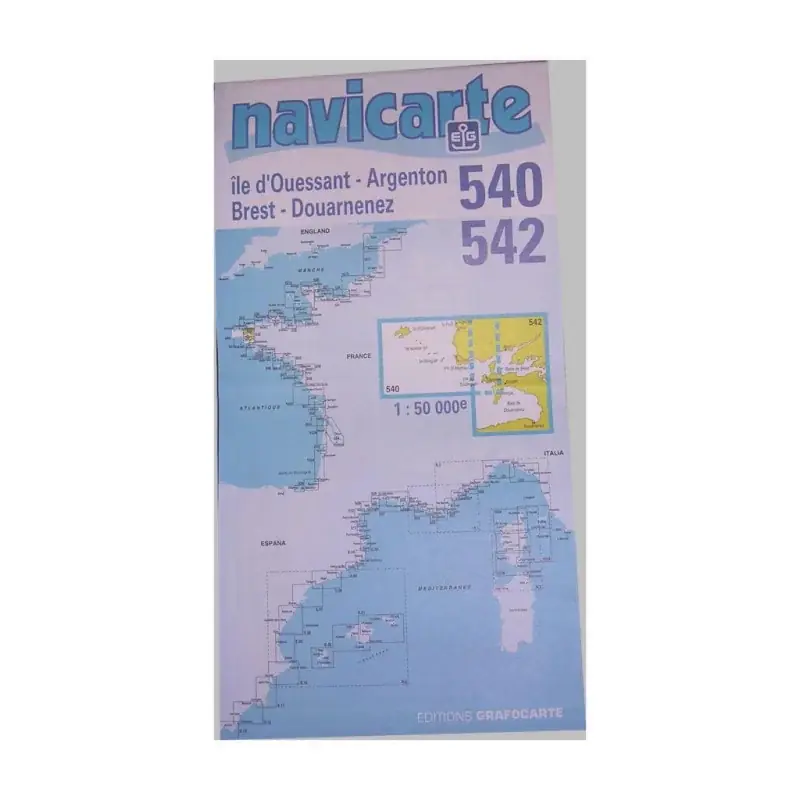 Carte marine Argenton/Ile d‘Ouessant NAVICARTE Super Prix