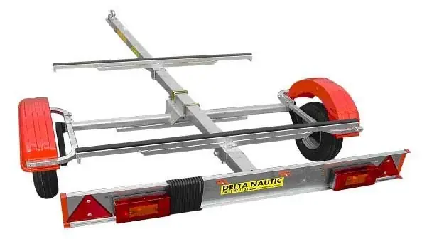 Produit De Marque Remorque Standard pour toute barque fond plat jusqu‘à 4,70m