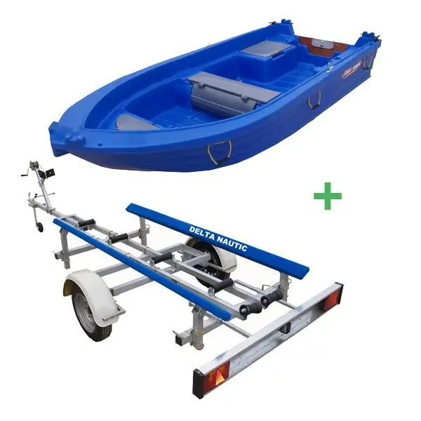 Barque Fun Yak 370 et remorque Easy Bascul Luxe Meilleure Vente