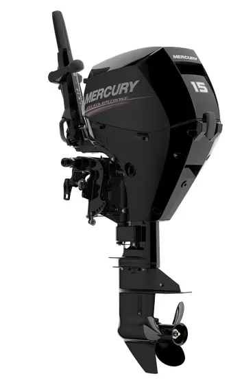 Prix Cassé Moteur hors bord Mercury 15CV 4T EFI arbre court démarrage manuel barre franche