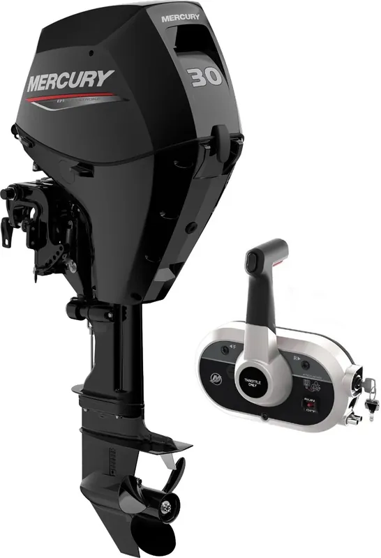 Meilleur Choix Moteur hors bord Mercury 30CV 4T EFI arbre long démarrage électrique + TRIM commande à distance