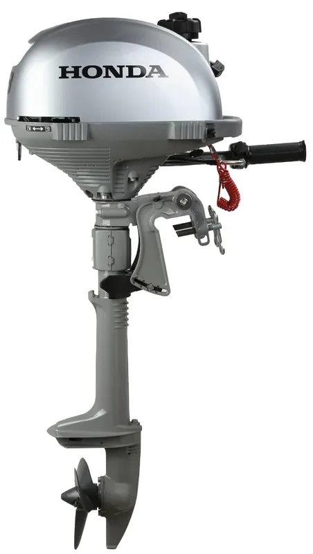 Moteur hors bord Honda 2,3CV 4T arbre court démarrage manuel barre franche Promotion