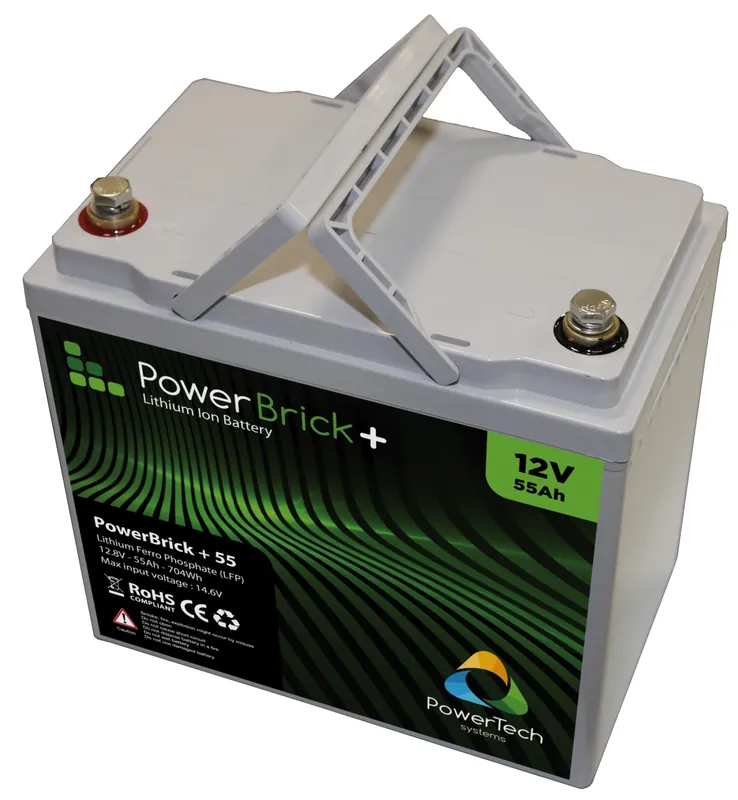 Nouveauté Batterie lithium 12V 55AH Powerbrick