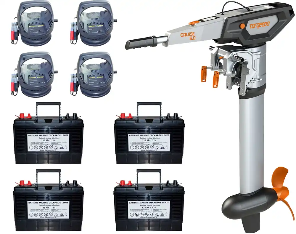 Prix Promo Pack moteur électrique Torqeedo Cruise 6.0 barre franche