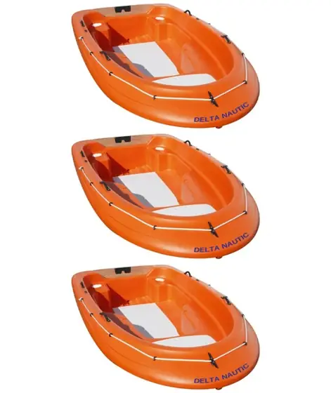 Authentique Lot de 3 Newmatic 370 Barques de sécurité
