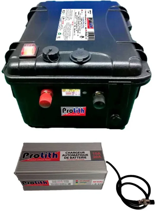 Valise Batterie Lithium 80Ah 36V + sortie régulée + chargeur offert Prix Promo