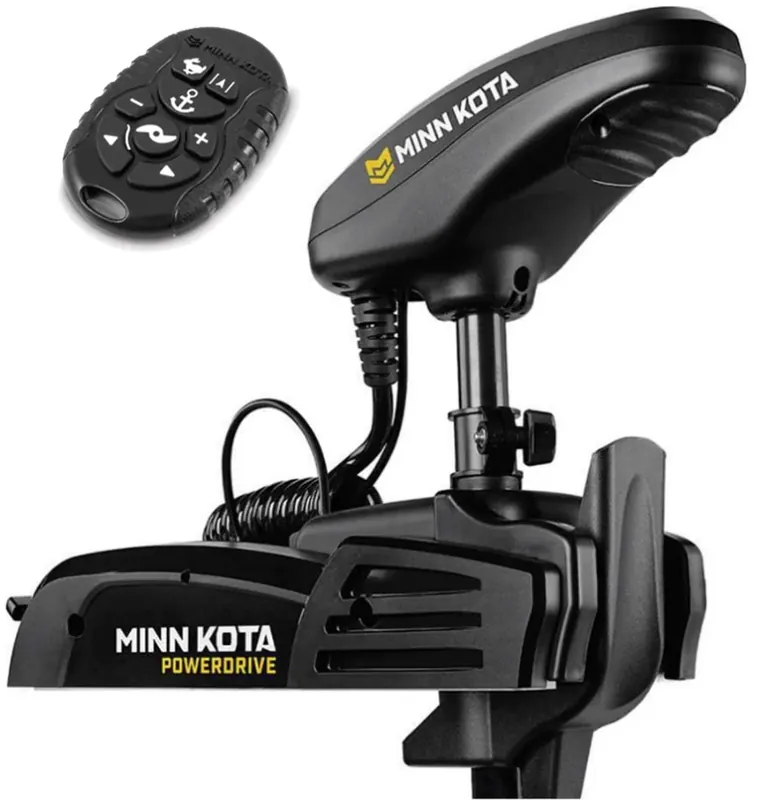 Moteur électrique Minn Kota Powerdrive GPS 70 Lbs 24 Volts arbre 137cm + micro télécommande Authentique