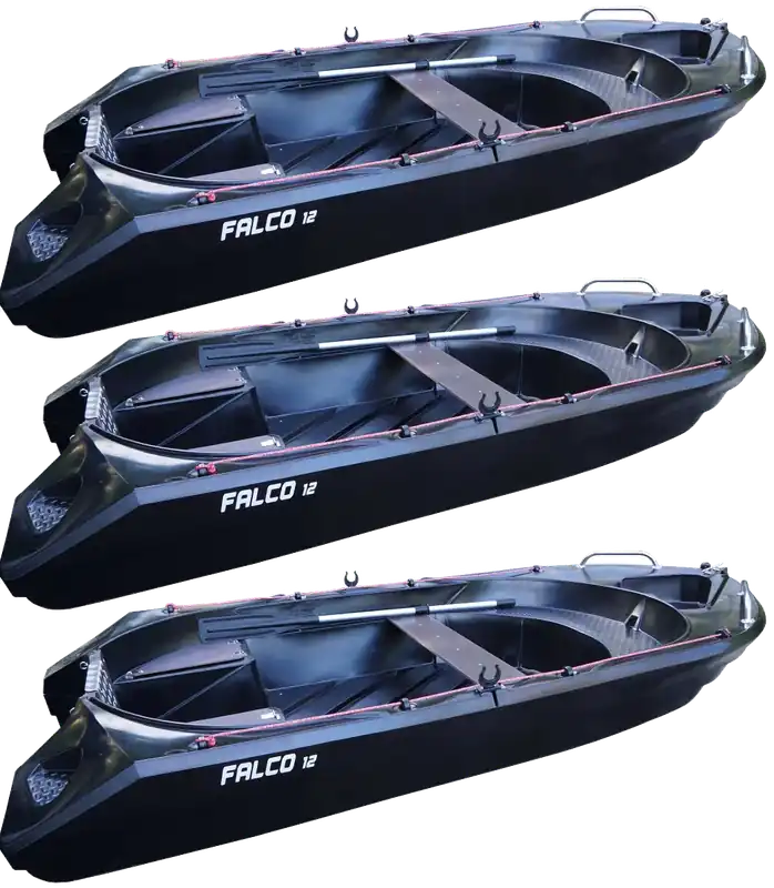 Jusqu'à Épuisement Des Stocks Lot de 3 Barques Falco 360 Blacky exclusivité Delta Nautic Offre Spéciale PROS