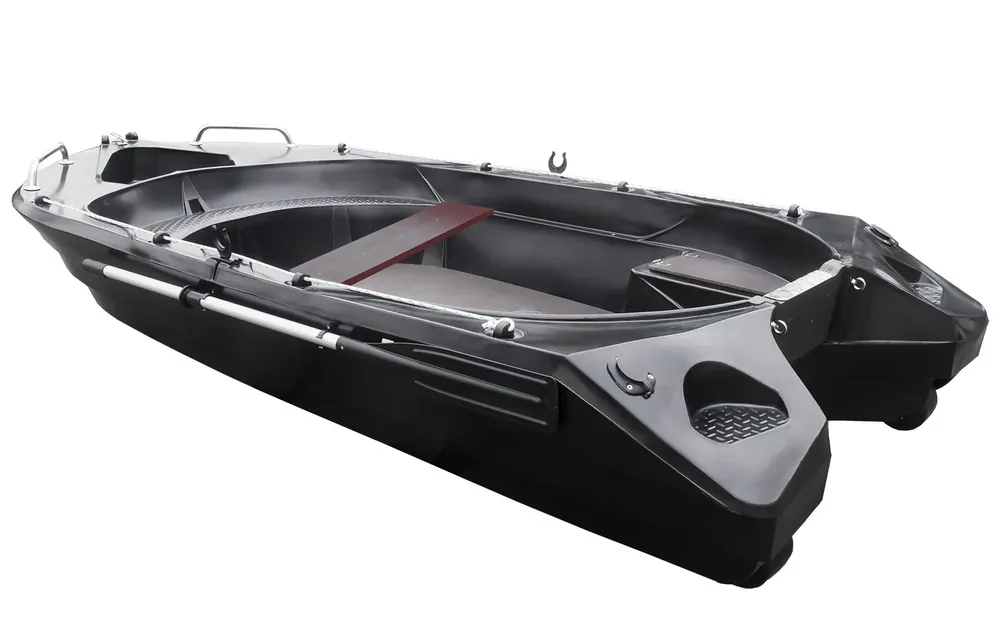 Barque Falco 360 Blacky avec plancher bois exclusivité Delta Nautic Offre Spéciale PROS Quantité Limitée