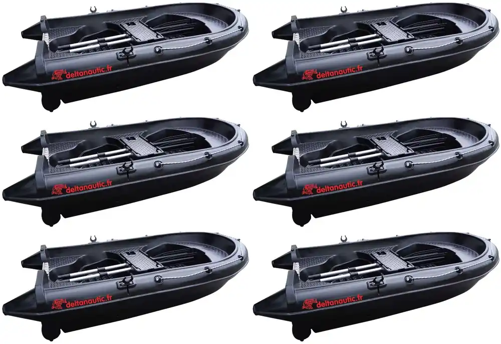 Prix Choc Lot de 6 barques Campeuse 2,49m blacky