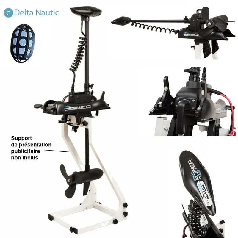 Promotion Moteur électrique Haswing Cayman B 80 lbs 24V 149 cm avec télécommande