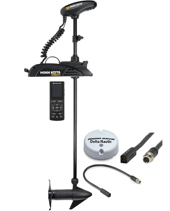 Moteur électrique Minn Kota Terrova 55 Lbs 12V GPS 137cm moteur avant géostationnaire pour barque de pêche Bon Plan