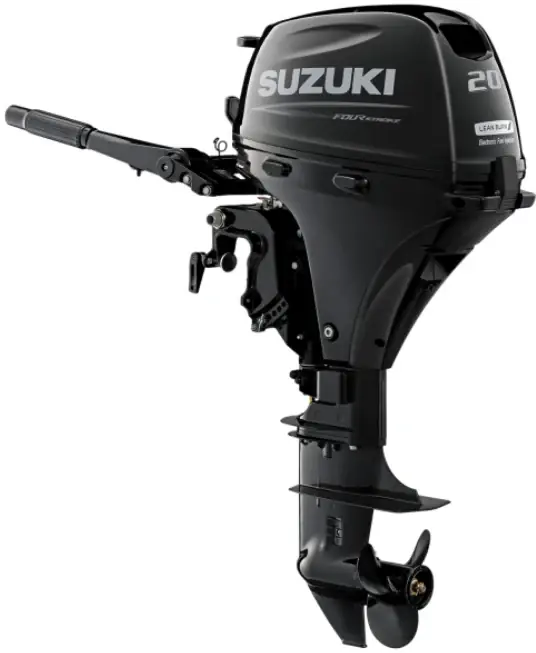 Populaire Moteur hors bord Suzuki DF20A 20cv 4T arbre court démarrage électrique barre franche