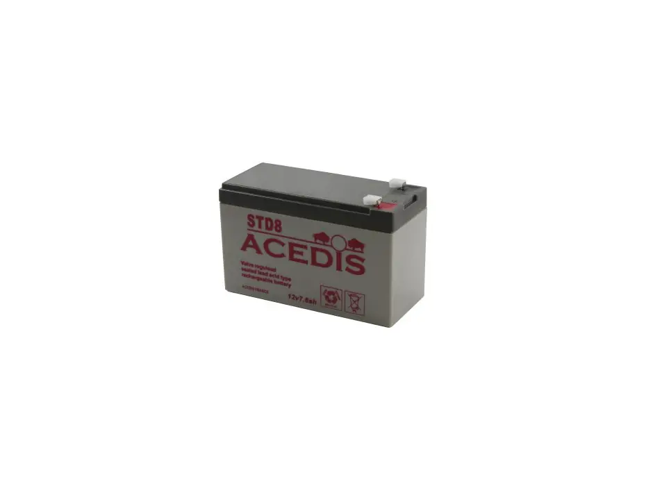 Batterie à décharge lente AGM STD 8 amp Dernier Modèle