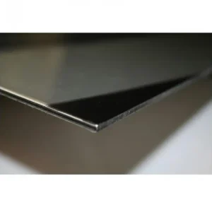 Acheter En Ligne Plaque Dibond Noire aspect métal