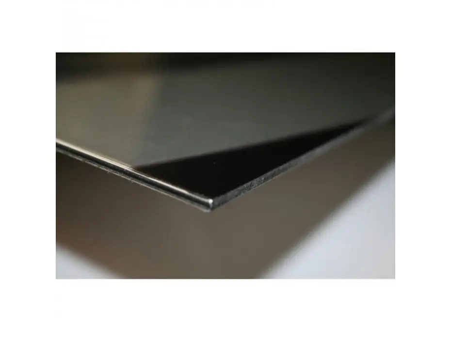 Acheter En Ligne Plaque Dibond Noire aspect métal