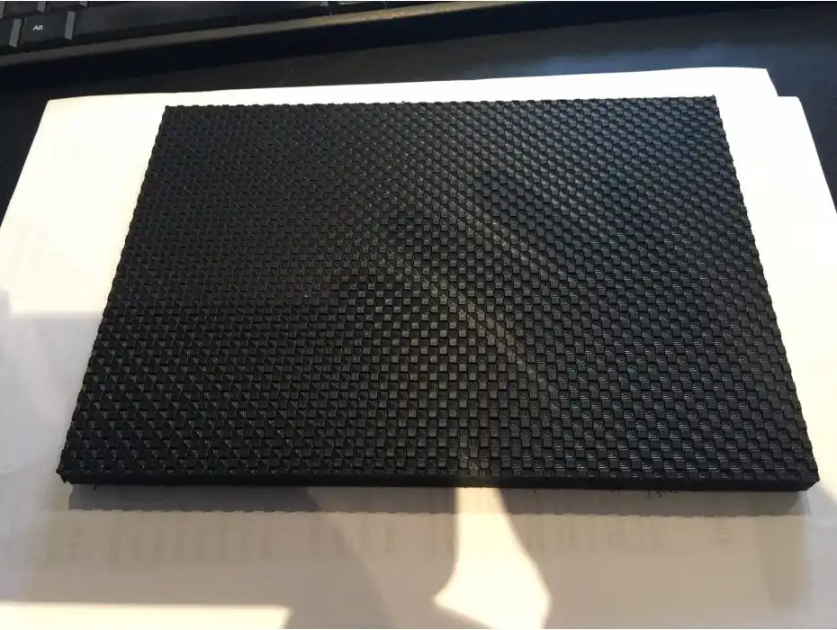 Solde Quart de plaque polypropylène Noir 10 mm