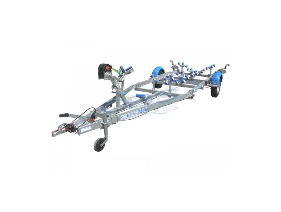 Remorque bateau multirouleaux CBS CU 1050 kg Usine Directe