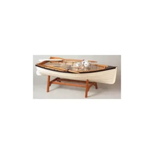 Table basse barque de pêche Marque