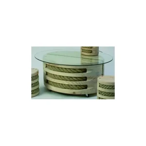 Acheter En Ligne Table basse en bois et cordage