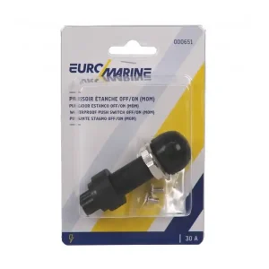 Dernier Modèle Poussoir étanche 30 Amp - 12V