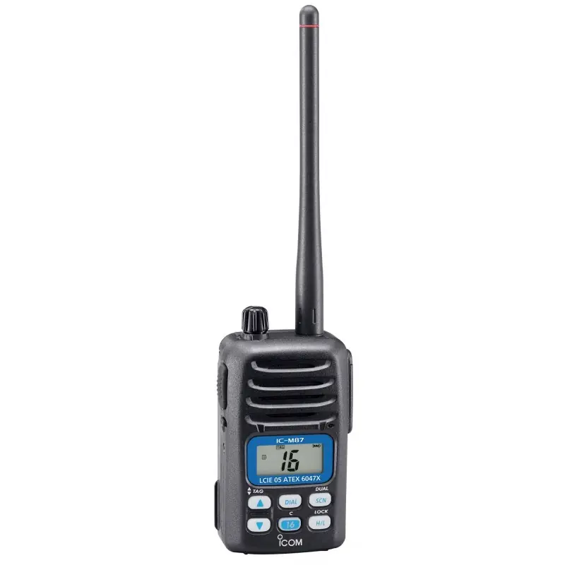 IC-M87 ATEX VHF et PRM Portable marine Commander Maintenant