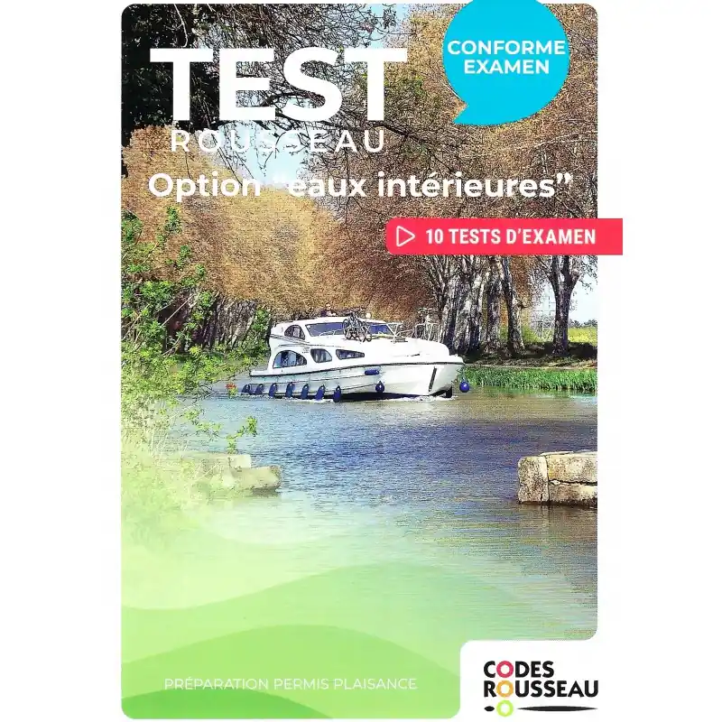 Test - option eaux intérieures - Le permis bateau Nouvel Arrivage