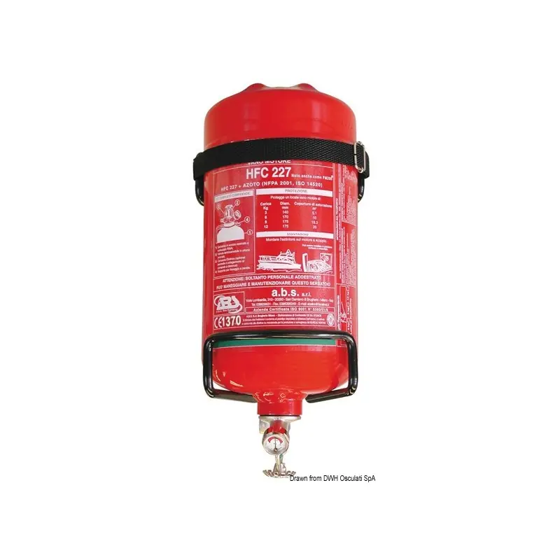 Système d‘extinction Easy Fir avec pressostat 3 kg Dernier Modèle