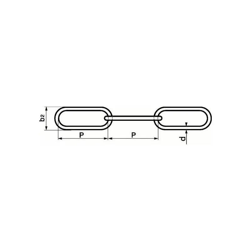 Chaine à Maillons Longs AA de diamétre 6 (au métre) Marque