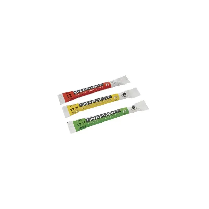 Populaire Kit de 3 batons Cyalume 12 h ( rouge , vert et jaune )