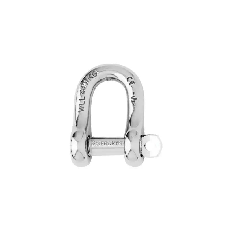 Manille autobloquante droite - Dia 6 mm Prix Bas